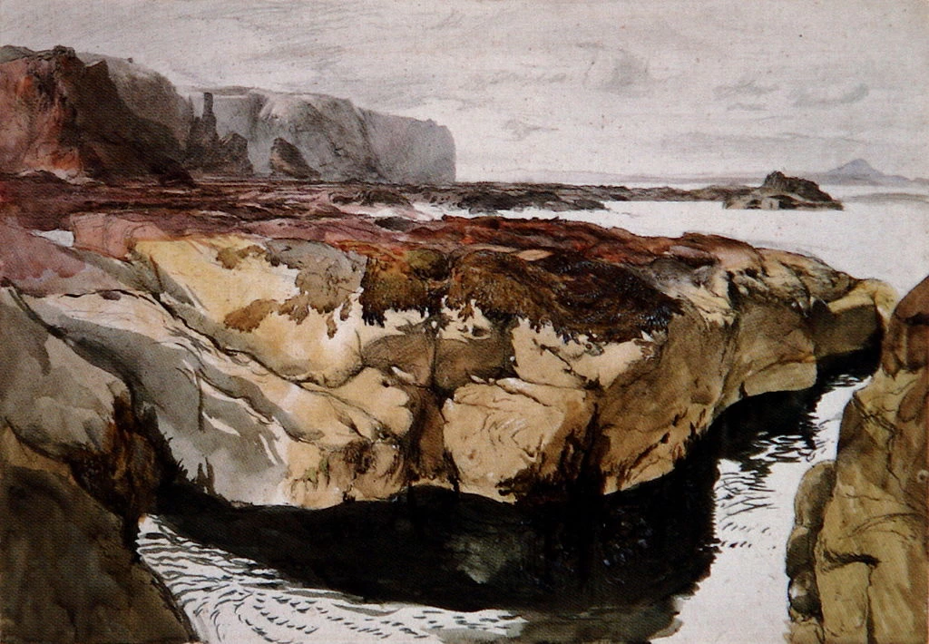 Scena costiera vicino a Dunbar, 1847